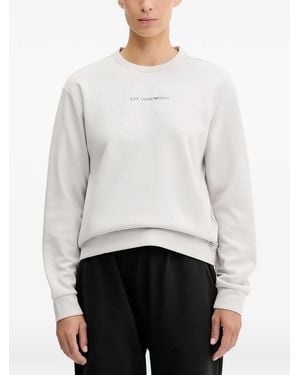 EA7 Logo Sweatshirt - White