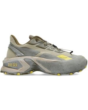 DIESEL D-Cage Runner Lace-Up Chunky Sneakers - Green