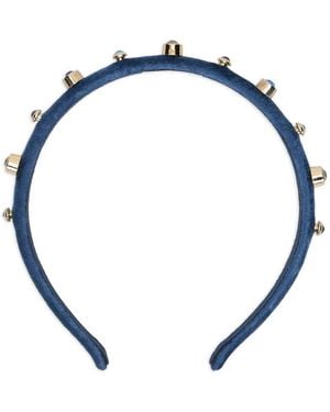 Red(V) Embellished Headband - Blue