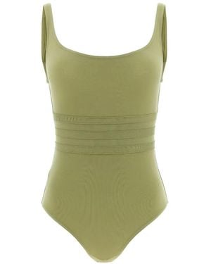 Eres Asia Banded-Waist Swimsuit - Green