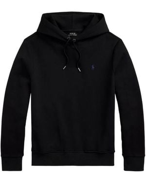 Polo Ralph Lauren Double-Knit Hoodie - Black