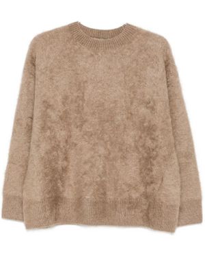Max Mara Cashmere Crew-Neck Jumper - Natural