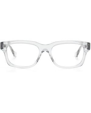 Gucci Brille Mit Eckigem Gestell - Grau