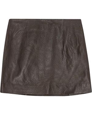 Remain Minigonna Con Zip - Grigio