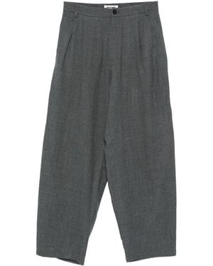 DARKPARK Wool Palazzo Pants - Gray