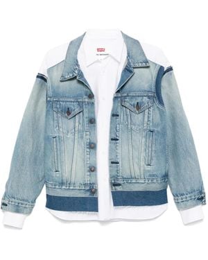 Junya Watanabe X Levi's Panelled Jacket - Blue