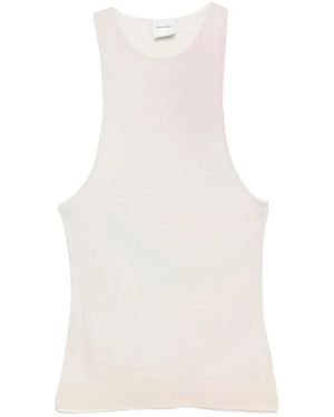 Nanushka Racerback Tank Top - White