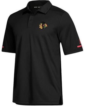 adidas Chicago Blackhawks Gameday Short-Sleeve Polo