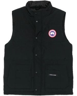 Canada Goose Chaleco Freestyle con bolsillo de parche - Negro