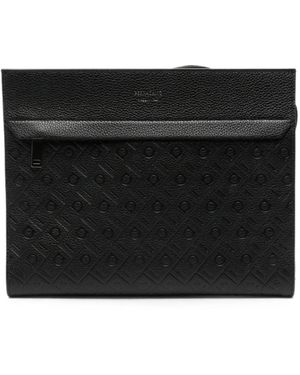 Ferragamo Leather Clutch Bag - Black