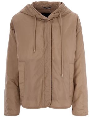Weekend by Maxmara Agreste Hooded Jacket - Brown