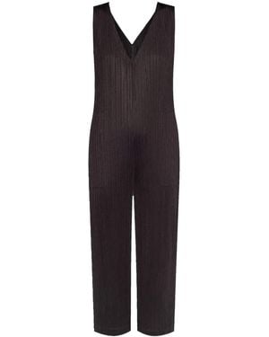 Pleats Please Issey Miyake Jumpsuit Mit Falten - Blau