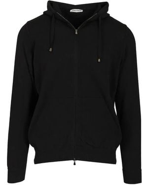Al Duca d'Aosta Zip-Fastening Drawstring Hoodie - Black