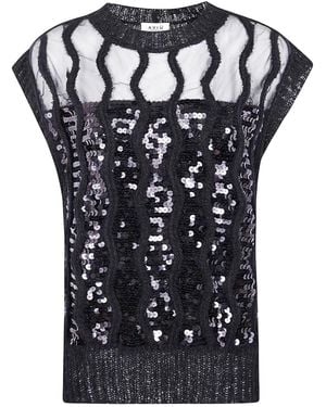 Aviu Maglione Con Paillettes - Nero