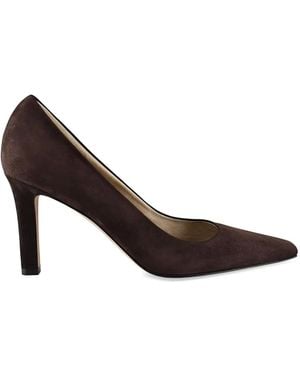 The Row Carla 80 Court Shoes - Brown