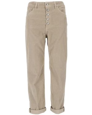 Dondup Koons Corduroy Pants - Natural