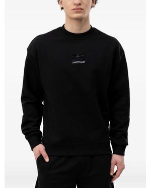 HUGO Logo-Patch Jumper - Black