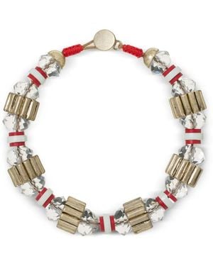 Roxanne Assoulin The Crimp Beaded Bracelet - Metallic