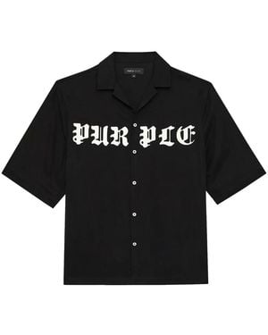 Purple Brand Short Sleeve Shirts - Black