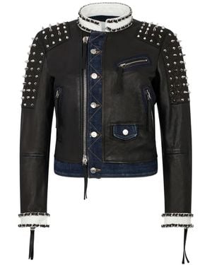 DSquared² Studded Biker Jacket - Black