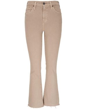 AG Jeans Farrah High-Rise Bootcut Jeans - Natural