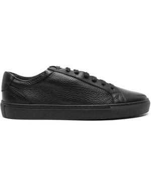 Corneliani Strukturierte Boston Sneakers - Schwarz