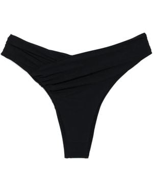 Magda Butrym Draped Bikini Bottom - Black