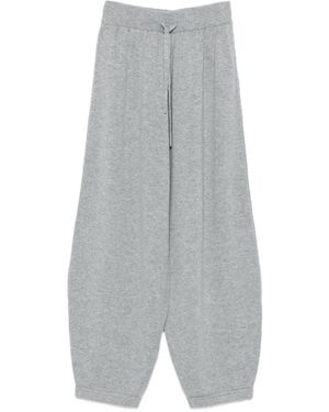 ELEH Drawstring-Waist Track Trousers - Grey