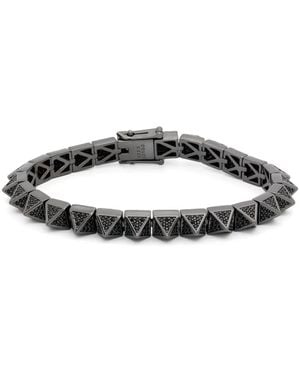 Eddie Borgo Pavé Pyramid bracelet - Schwarz