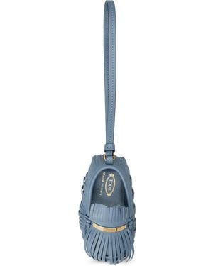 Tod's Fringed Charm - Blue