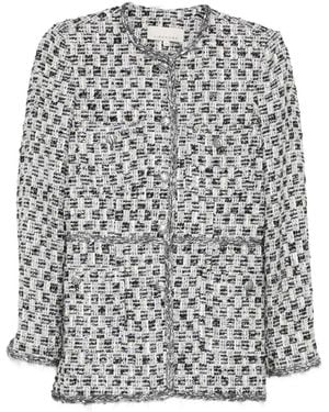 LIBEROWE Diya Tweed Pocket Jacket - Grey