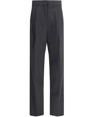 Fabiana Filippi Pleated Front Trousers - Blue