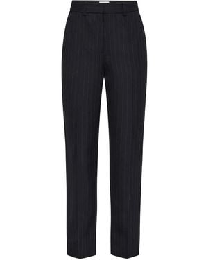 Rebecca Vallance Pantaloni Sartoriali Maxwell Gessati - Blu