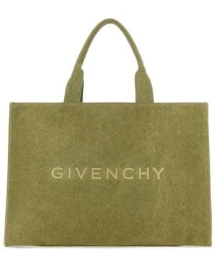 Givenchy ロゴ トートバッグ - グリーン