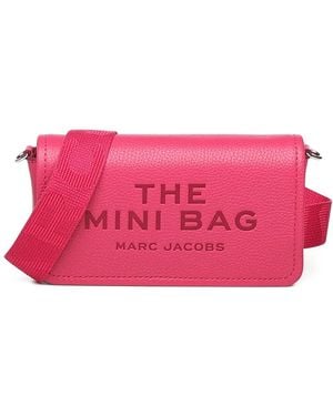 Marc Jacobs Embossed-Logo Mini Bag - Pink