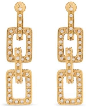 Marni Crystal-Embellished Earrings - Metallic