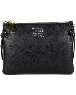 Ermanno Scervino Aliana Clutch Mit Logo-Print - Schwarz