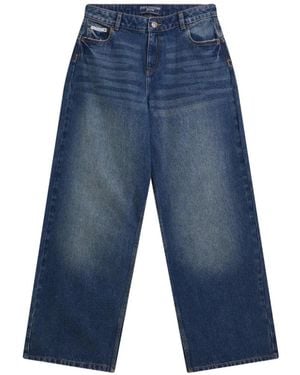 Juicy Couture Vaqueros Con Logo Bordado - Azul