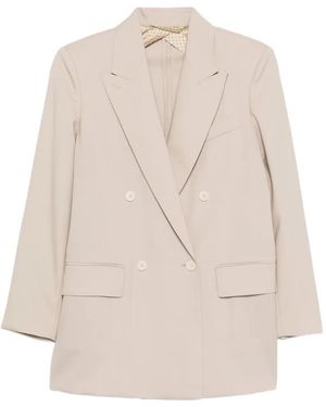Max Mara Doppelreihiges Sakko - Weiß