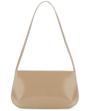 Faune Bra Leather Shoulder Bag - White