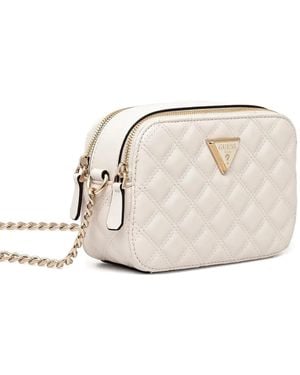 Guess Giully キルティング ショルダーバッグ - ホワイト
