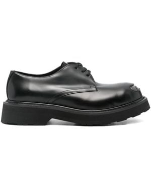 KENZO Leather Lace-Up Shoes - Black