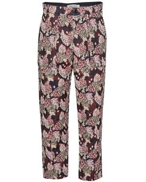 Henrik Vibskov Razor Floral-Print Trousers - Black