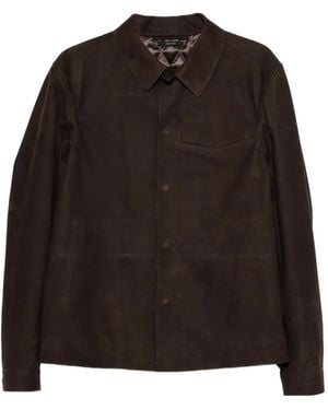 Tom Ford Nubuck Leather Jacket - Black