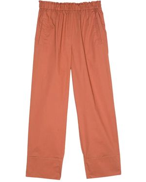 Twinset Elasticated-Waist Pants - Orange