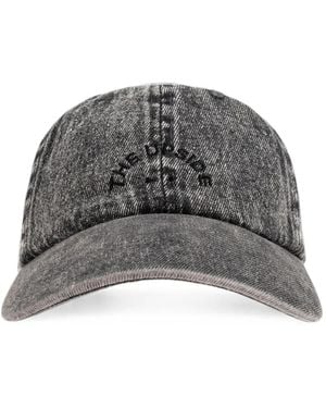 The Upside Cosmic Logo-Embroidered Baseball Cap - Grey