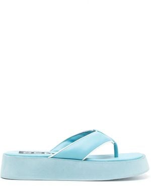 Senso Paxton Platform Flip Flops - Blue