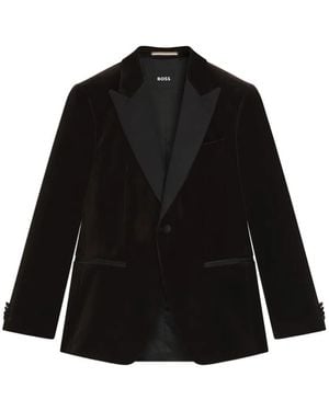 BOSS Slim-Fit Tuxedo Jacket - Black