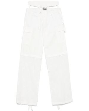 OTTOLINGER Baggy Cargo Trousers - White