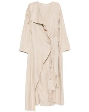 By Malene Birger Robe Portefeuille Hanassa À Franges - Natural